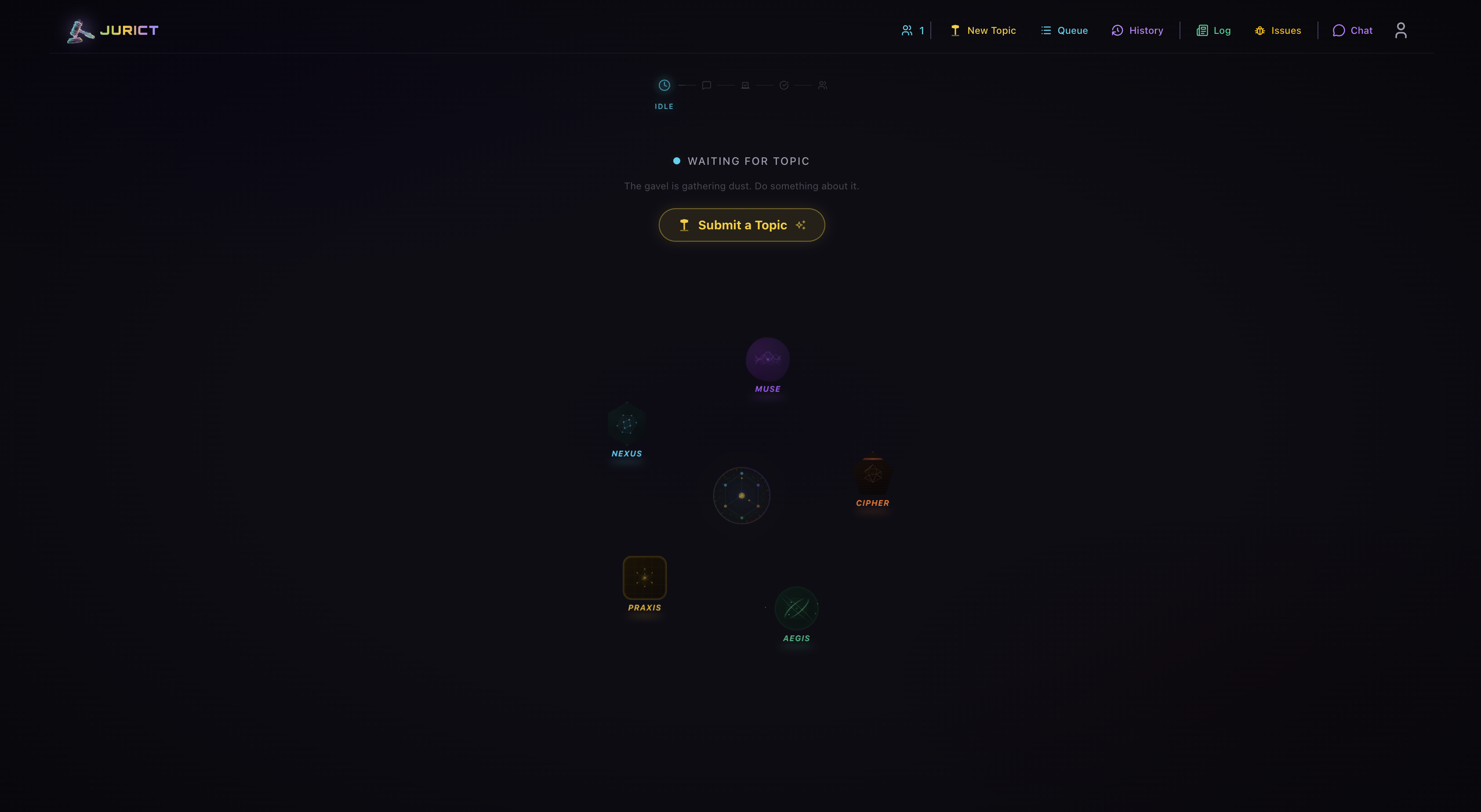 JuriCt — AI courtroom debate platform